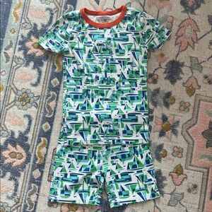 Crewcuts Kids Pajama Set with Geometric Design